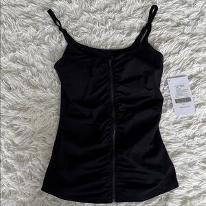 Fabletics Mia Performance Black Tank NWT XXS